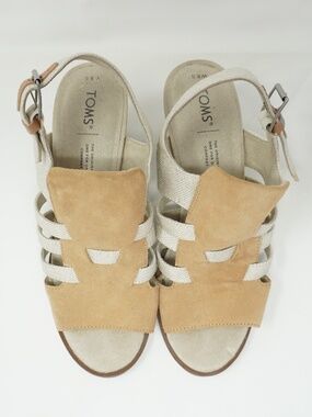 TOMS Women's Majorca Woven Heeled Sandal